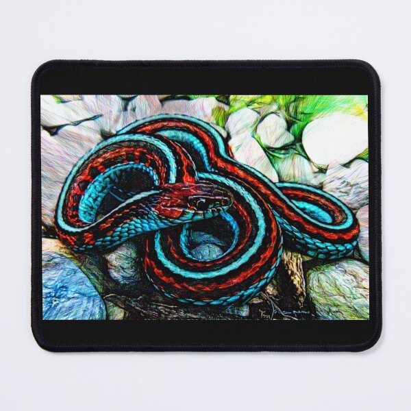 Item preview, Thamnophis sirtalis tetrataenia San Francisco garter snake#7 designed and sold by Helios Be. Lavsh.