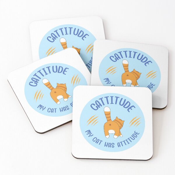 Item preview, My cat has cattitude  designed and sold by BritishDelights.
