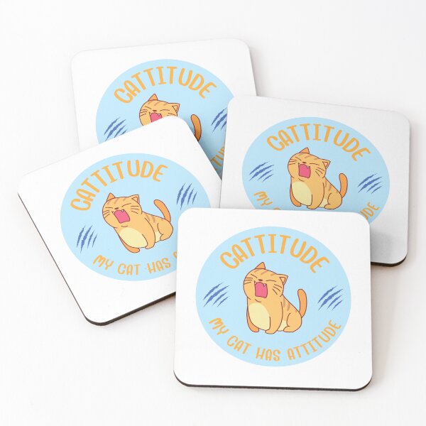 Item preview, My cat has cattitude  designed and sold by BritishDelights.