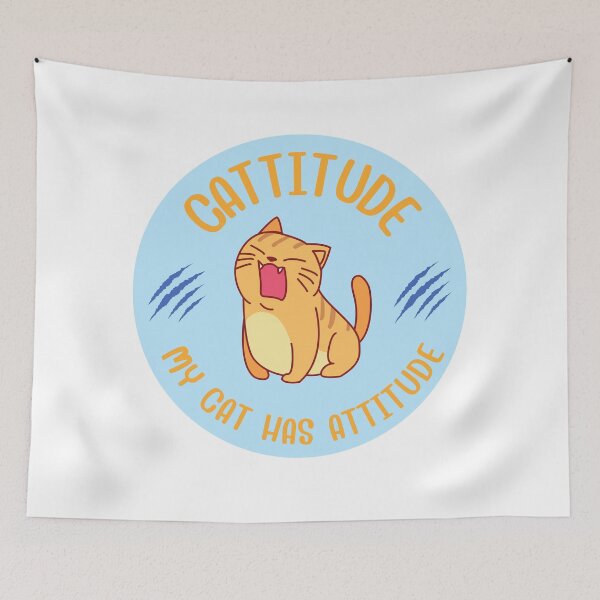 Item preview, My cat has cattitude  designed and sold by BritishDelights.