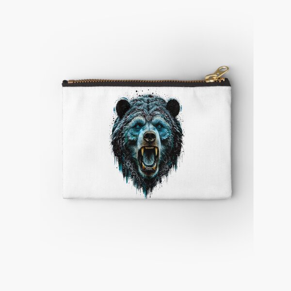 Item preview, Bear Abstract Art - BLUE designed and sold by StefAnimal.