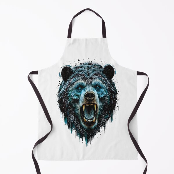 Item preview, Bear Abstract Art - BLUE designed and sold by StefAnimal.