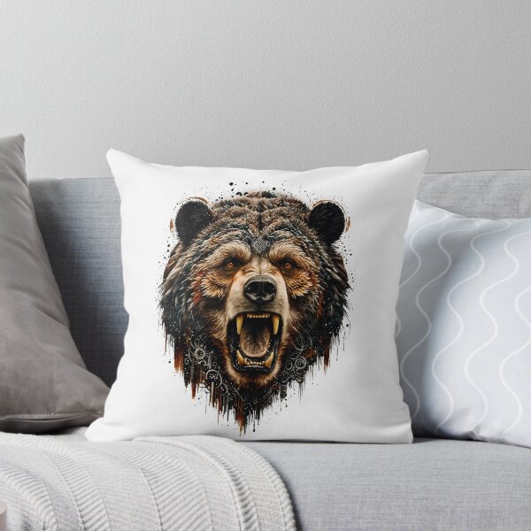 Item preview, Bear Abstract Art - ORANGE designed and sold by StefAnimal.