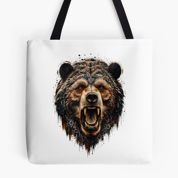 Item preview, Bear Abstract Art - ORANGE designed and sold by StefAnimal.