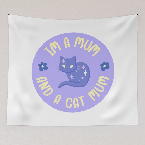 Item preview, I’m a mum and a cat mum designed and sold by BritishDelights.