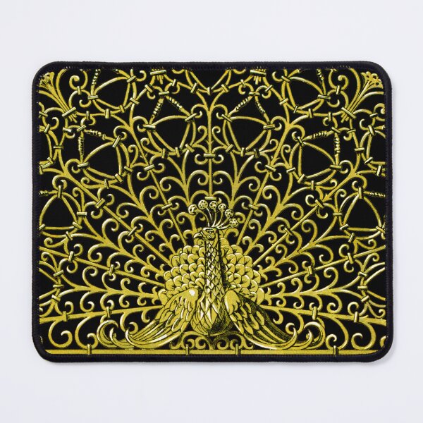 Item preview, Art Nouveau Gold Peacock designed and sold by Pixelchicken.