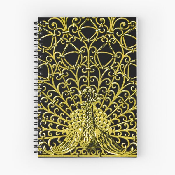Item preview, Art Nouveau Gold Peacock designed and sold by Pixelchicken.