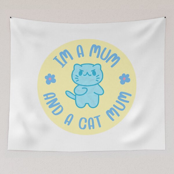 Item preview, I’m a mum and a cat mum designed and sold by BritishDelights.
