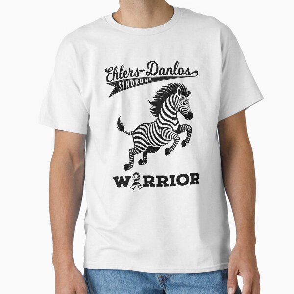 Item preview, EDS Awareness Stride with Strength Warrior Zebra designed and sold by Jesabee Designs.