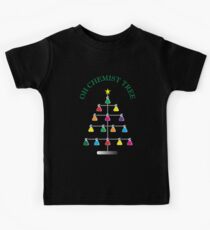 Chemist Tree - Chemistry Scientific Christmas Kids Tee