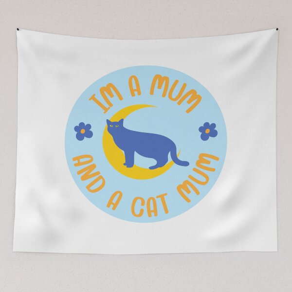 Item preview, I’m a mum and a cat mum designed and sold by BritishDelights.