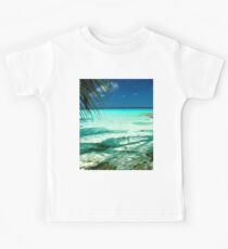 Tropical Beach Landscape Kids Tee