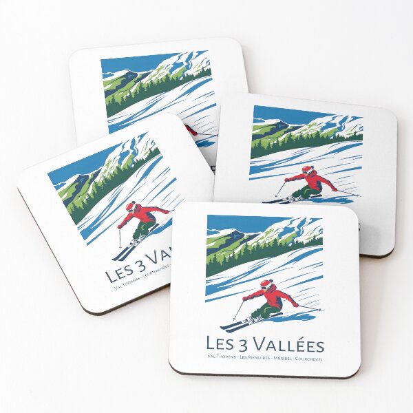 Item preview, Les 3 Vallées - France  designed and sold by GoodOldVintage.