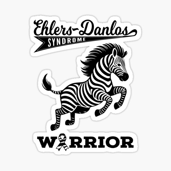 Item preview, Ehlers-Danlos Syndrome Warrior Zebra: Gallop Towards Greatness designed and sold by Jesabee Designs.