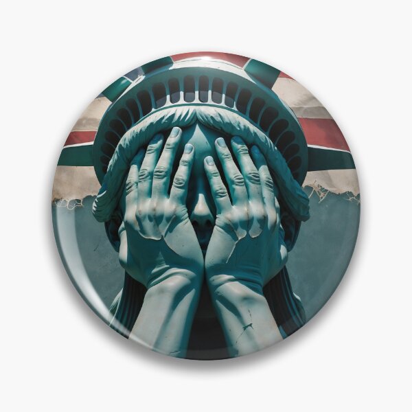 Item preview, Statue of Liberty Weeping designed and sold by ArtisticPen-art.