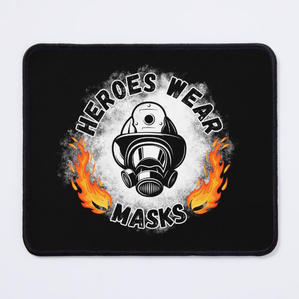 Item preview, heroes wear masks firefighter designed and sold by NatGrafika.