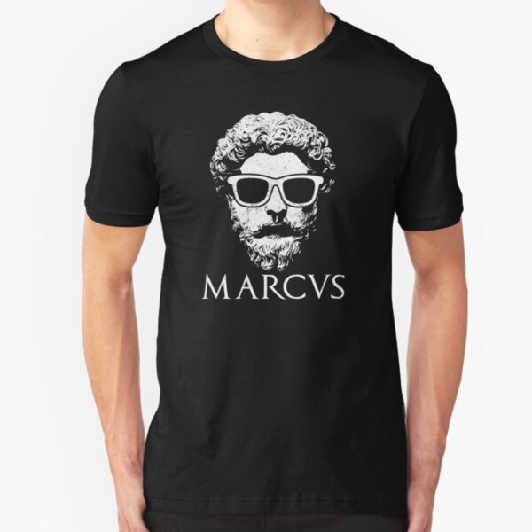 Stoicism Philosopher King Marcus Aurelius Tshirt Slim Fit T-Shirt