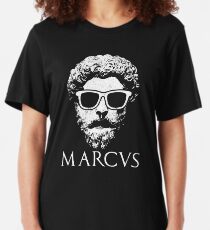 Stoicism Philosopher King Marcus Aurelius Tshirt Slim Fit T-Shirt