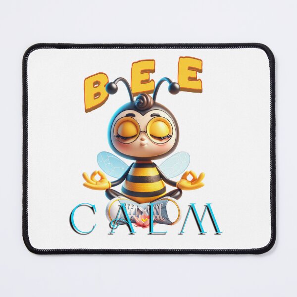 Item preview, Bee Calm – Cute Meditating Bee Design | Mindfulness & Relaxation Art designed and sold by MTeesGA.