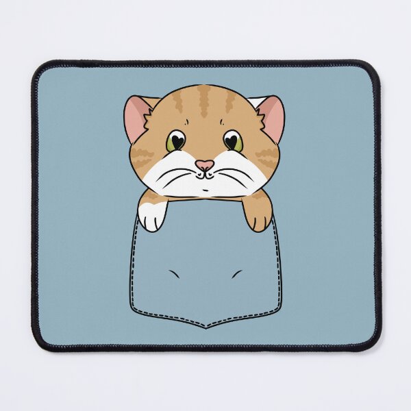 Item preview, Ginger and White Cat in Pocket designed and sold by HugSomeNettles.