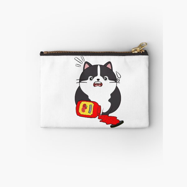 Item preview, Funny Fat Cat Spilled Tomato Ketchup designed and sold by Pet Station.