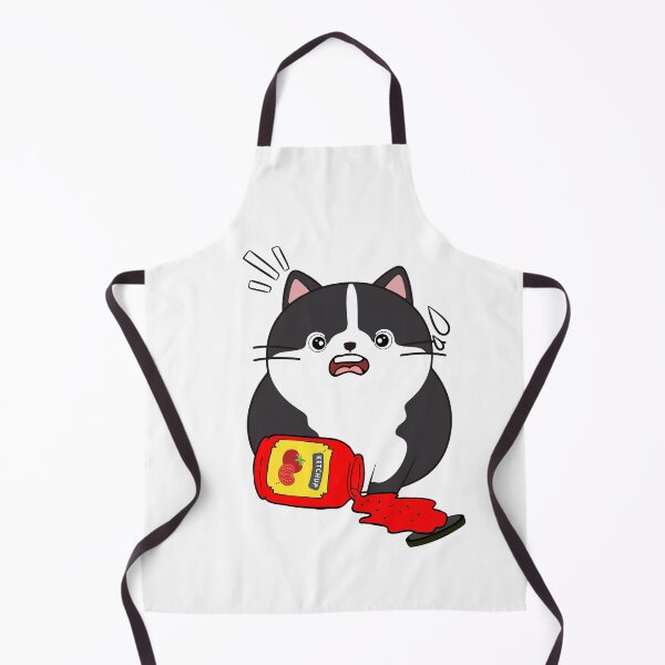 Item preview, Funny Fat Cat Spilled Tomato Ketchup designed and sold by Pet Station.