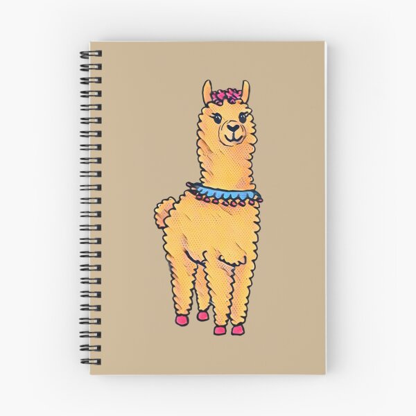 Item preview, Happy Llama – Comic Style with Pop Art Vibes (Beige) designed and sold by Vision Illustrated.