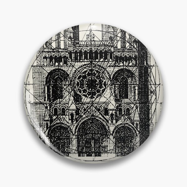 Item preview, Architectural Golden Mean Laon Cathedral France designed and sold by Pixelchicken.