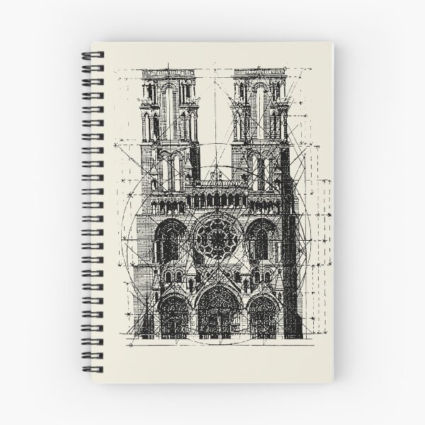Item preview, Architectural Golden Mean Laon Cathedral France designed and sold by Pixelchicken.