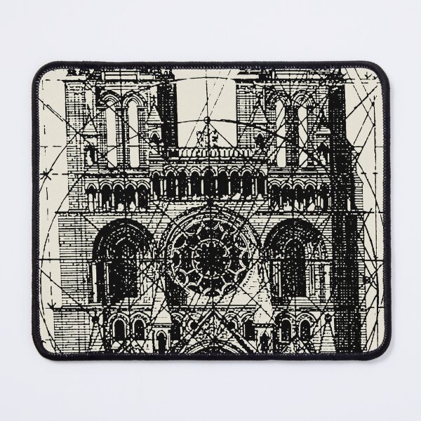 Item preview, Architectural Golden Mean Laon Cathedral France designed and sold by Pixelchicken.