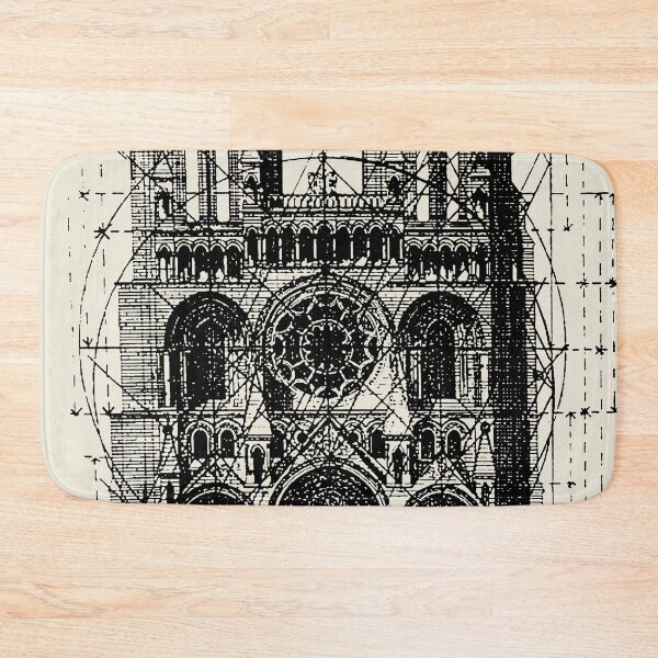 Item preview, Architectural Golden Mean Laon Cathedral France designed and sold by Pixelchicken.