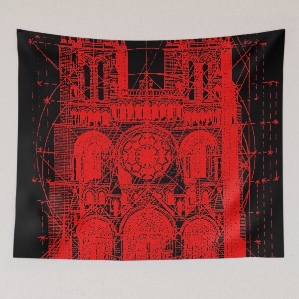 Item preview, Architectural Golden Mean Laon Cathedral France designed and sold by Pixelchicken.