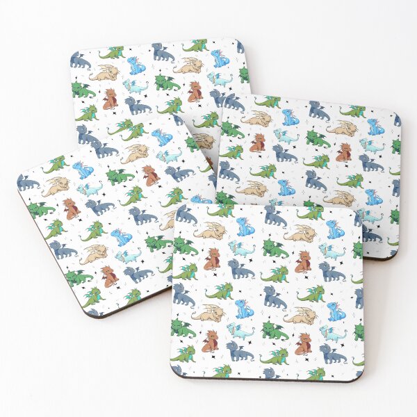 Item preview, Dragon Chibis Pattern - Dragon Characters from Blue Ridge Magic by MA Innes designed and sold by CutiesNKink.