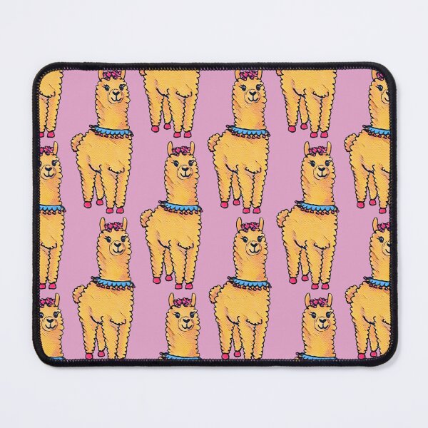 Item preview, Happy Llama – Comic Style with Pop Art Vibes (Pink) designed and sold by Vision Illustrated.