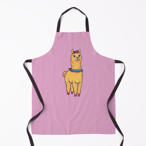 Item preview, Happy Llama – Comic Style with Pop Art Vibes (Pink) designed and sold by Vision Illustrated.