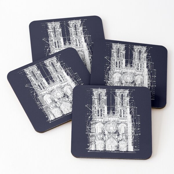 Item preview, Architectural Golden Mean Laon Cathedral France designed and sold by Pixelchicken.