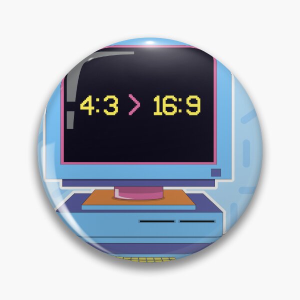 Item preview, 4:3 Beats 16:9 | Retro Tech Nostalgia Classic T-Shirt designed and sold by pixelnprint111.