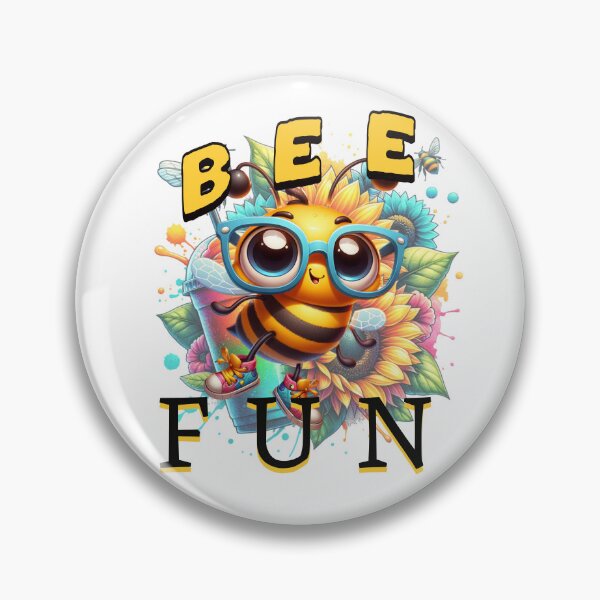 Item preview, Bee Fun – Playful Happy Bee Design | Cute Fun-Loving Artwork designed and sold by MTeesGA.