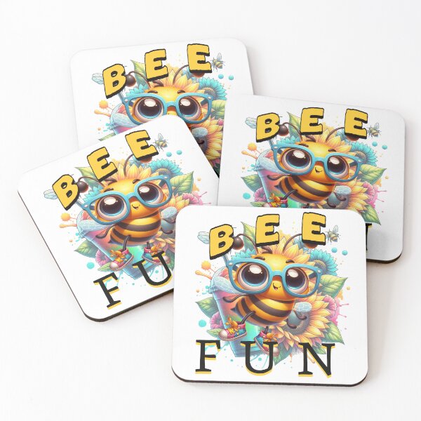 Item preview, Bee Fun – Playful Happy Bee Design | Cute Fun-Loving Artwork designed and sold by MTeesGA.