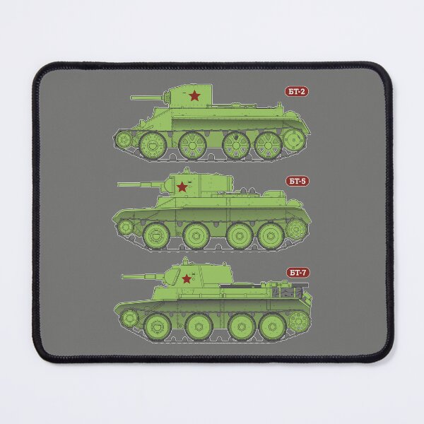 Item preview, BT-2 BT-5 BT-7 Soviet Tanks Collection Military History Design designed and sold by FAawRay.