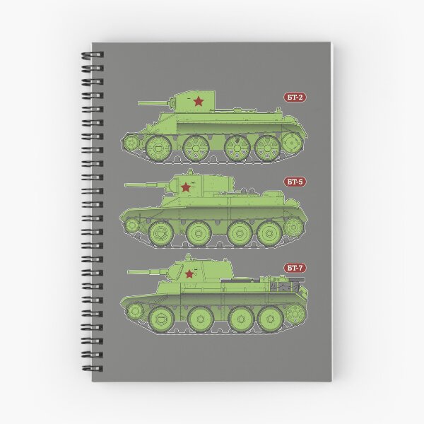 Artikelvorschau, BT-2, BT-5, BT-7 Sowjetische Panzer Sammlung Militärgeschichte Design entworfen und verkauft von FAawRay.