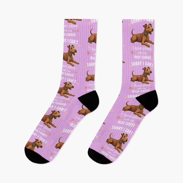 Item preview, Sorry I Can't, I Have Plans With My Irish Terrier – Brave and Fiery Dog Design designed and sold by GoodyPaws.