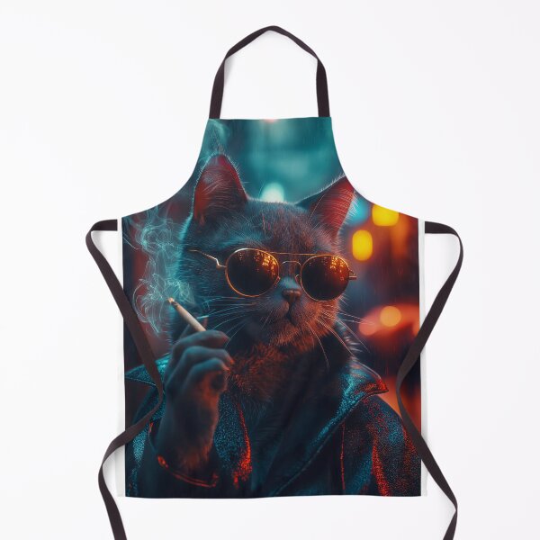 Item preview, badass cat designed and sold by Goblincore808.