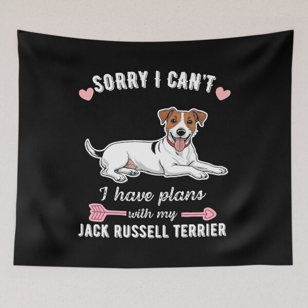 Item preview, Sorry I Can't, I Have Plans With My Jack Russell Terrier – Energetic and Loyal Dog Design designed and sold by GoodyPaws.