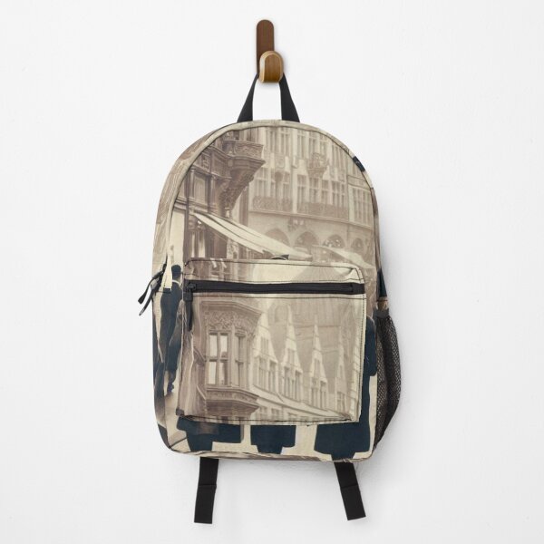 Item preview, 1920s Frankfurt Germany AI Art – Vintage Black and White City Scene Design for Clothing, Accessories, and Urban Lovers designed and sold by knalpot-design.