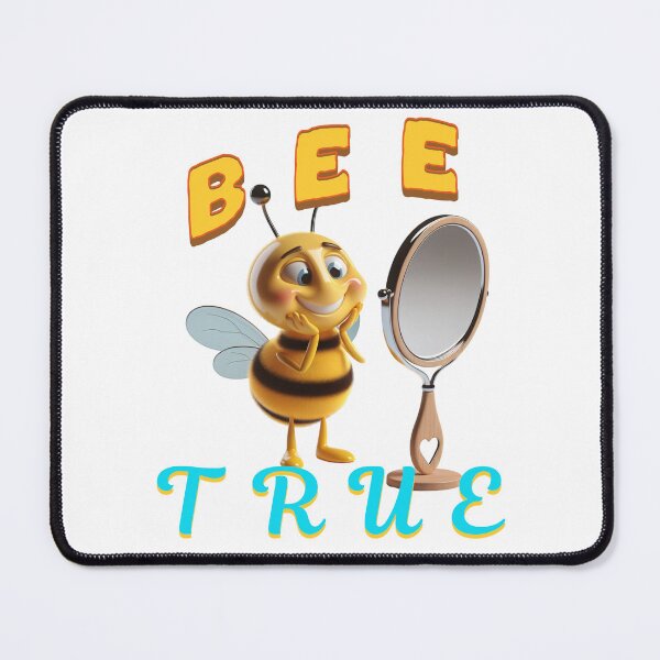 Item preview, Bee True – Stay Authentic Bee Design | Inspirational Positive Art designed and sold by MTeesGA.