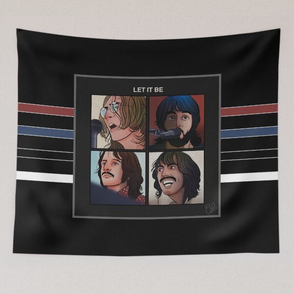 Item preview, THE BEATLES - LET IT BE - FAN ART - ROCK MUSIC GROUP designed and sold by CuPensky.