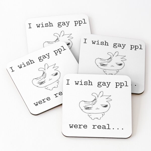 Item preview, I wish gay ppl were real silly meme designed and sold by FurAndWhiskersStudio.