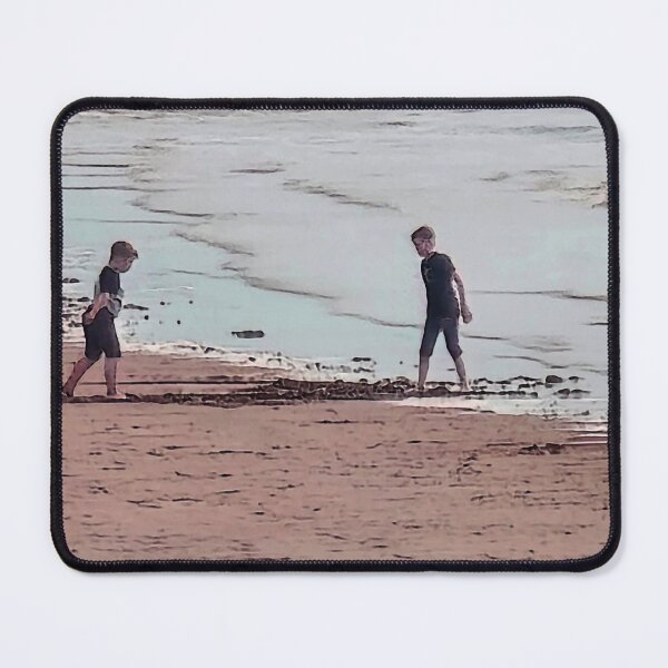Item preview, Boys on the Beach at Weston-Super-Mare designed and sold by designbywhacky.