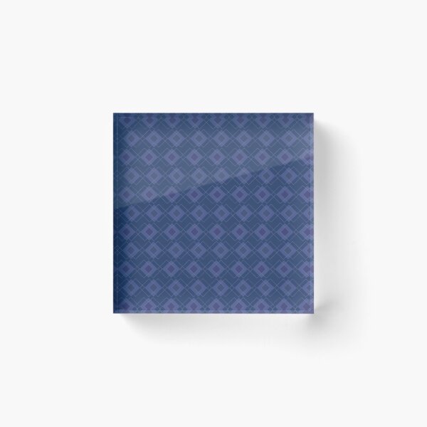Item preview, Japanese Kanoko and Hishi Pattern (blue) designed and sold by ideakokodesign.